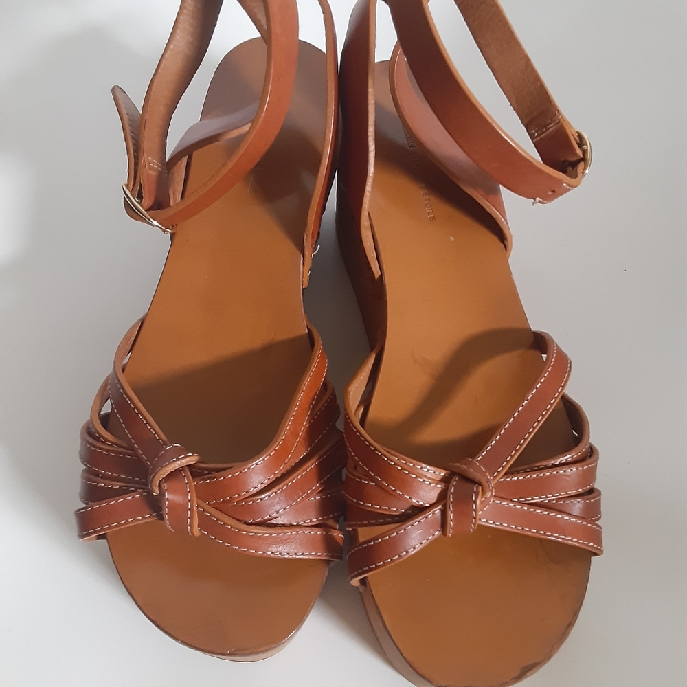Isabel marant wedge platform sandals sz 39 - Picture 3 of 10